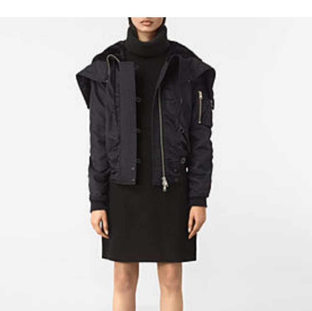 All Saints Otis Jacket, Ink Blue, S